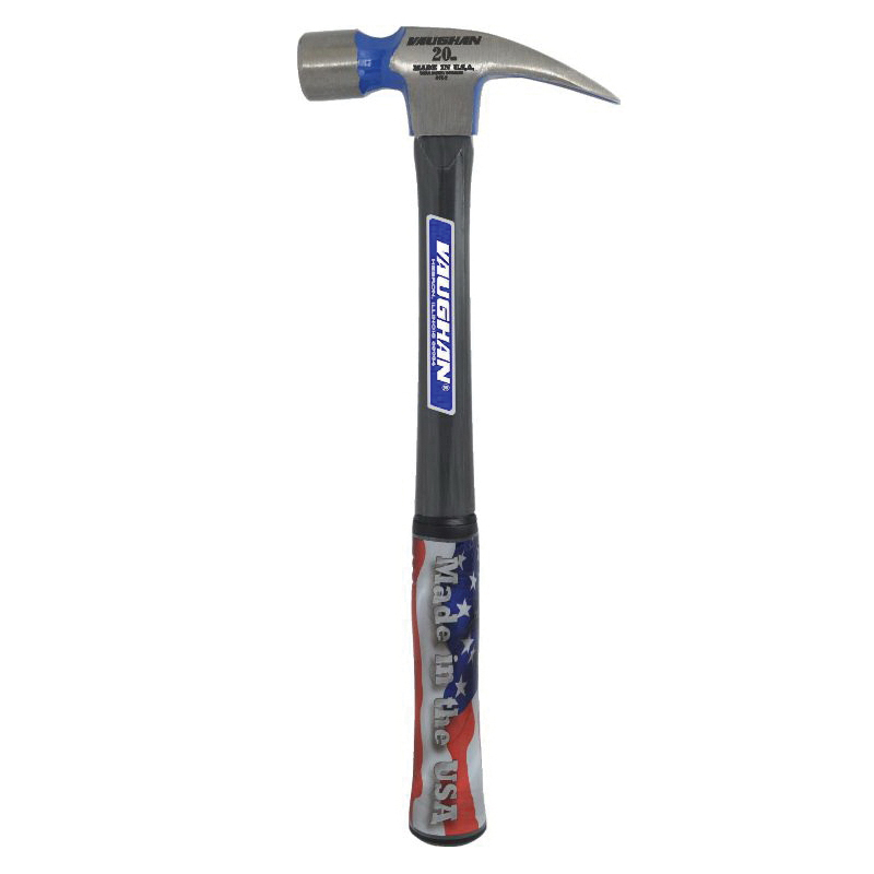 Vaughan&reg; 10516 Rip Hammer, Smooth Face, 20 oz, Solid Fiberglass Handle