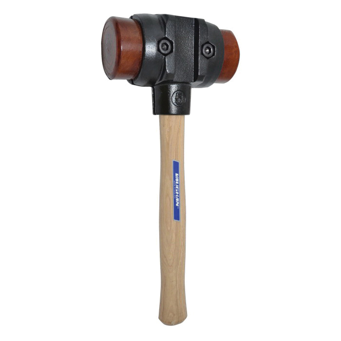 Vaughan® 58714 Split Head Hammer, 12-3/4 in OAL, 1-3/4 in Dia Face, 3 lb Malleable Iron Split Head, Wood Handle