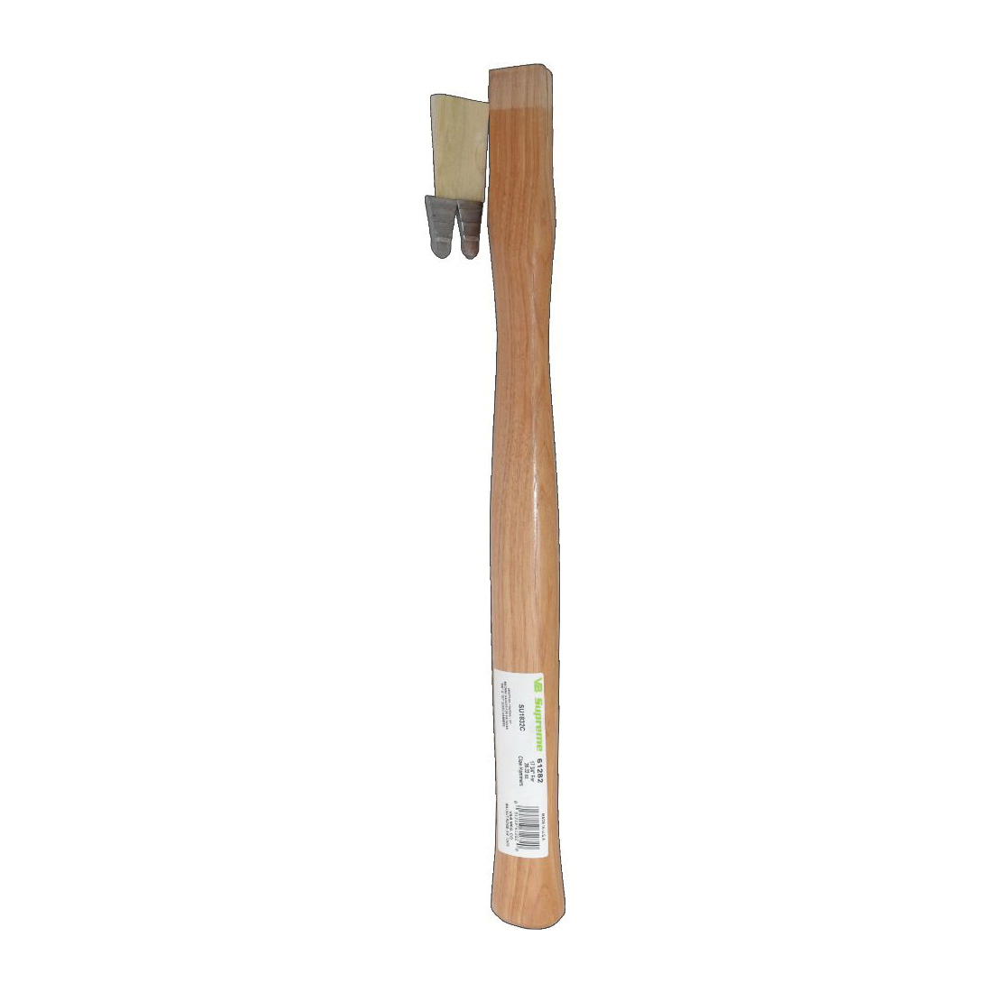 Vaughan&reg; 61282 Supreme Replacement Handle, 28 to 32 oz, 1-1/8 in x 11/16 in Eye, For Use With 606M and 707M Claw Hammers, 18 in L, Hickory