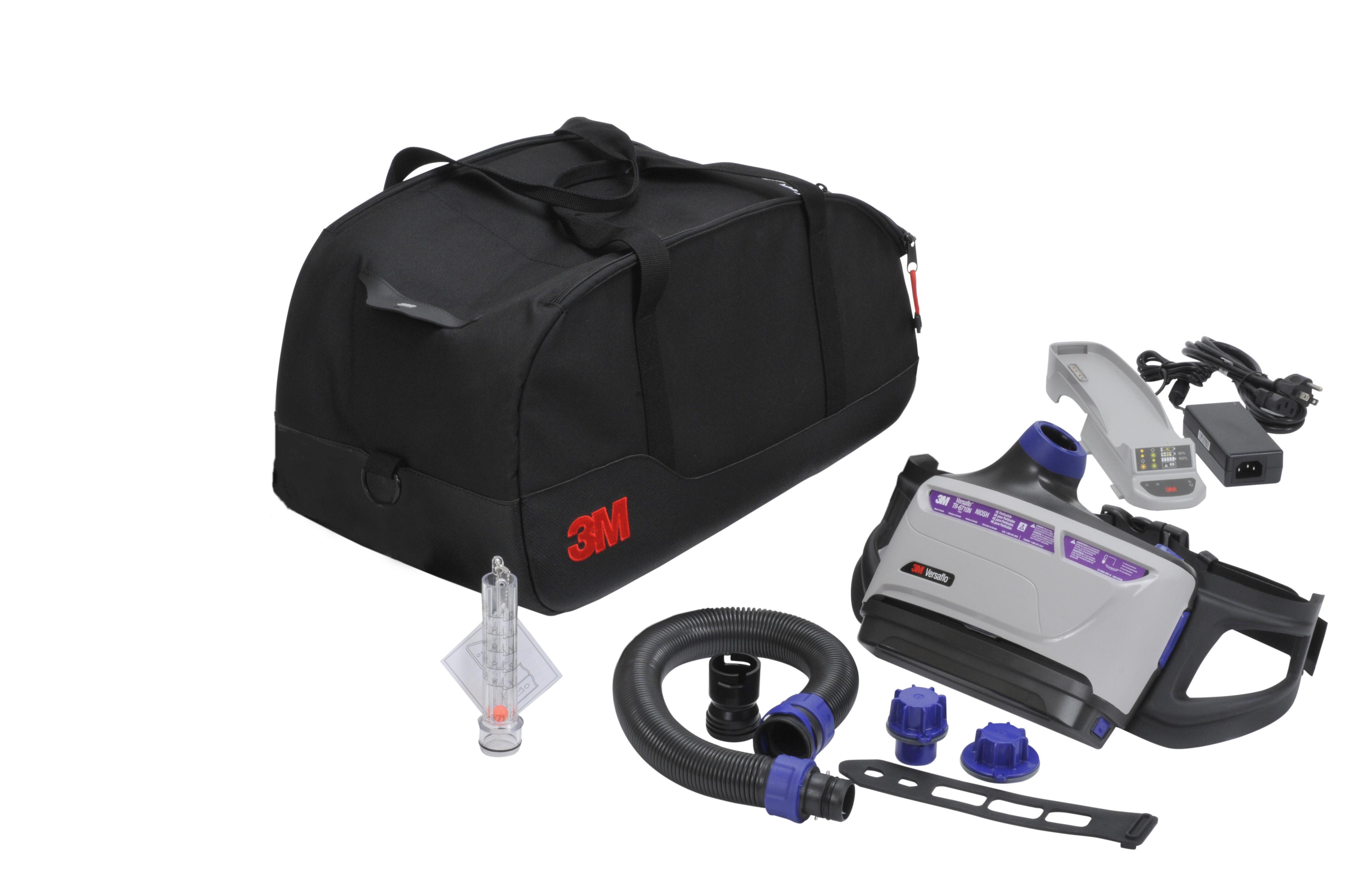 Versaflo&trade; 7100150927 TR-800 Heavy Industry Respirator, TR-6530N Filters and Cartridges, Li-Ion Battery, Resists: Certain Particulates, Vapors and Gas, NIOSH Approved, Division I for Classes I,II, and III Under UL 60079, 6th Edition, 2013