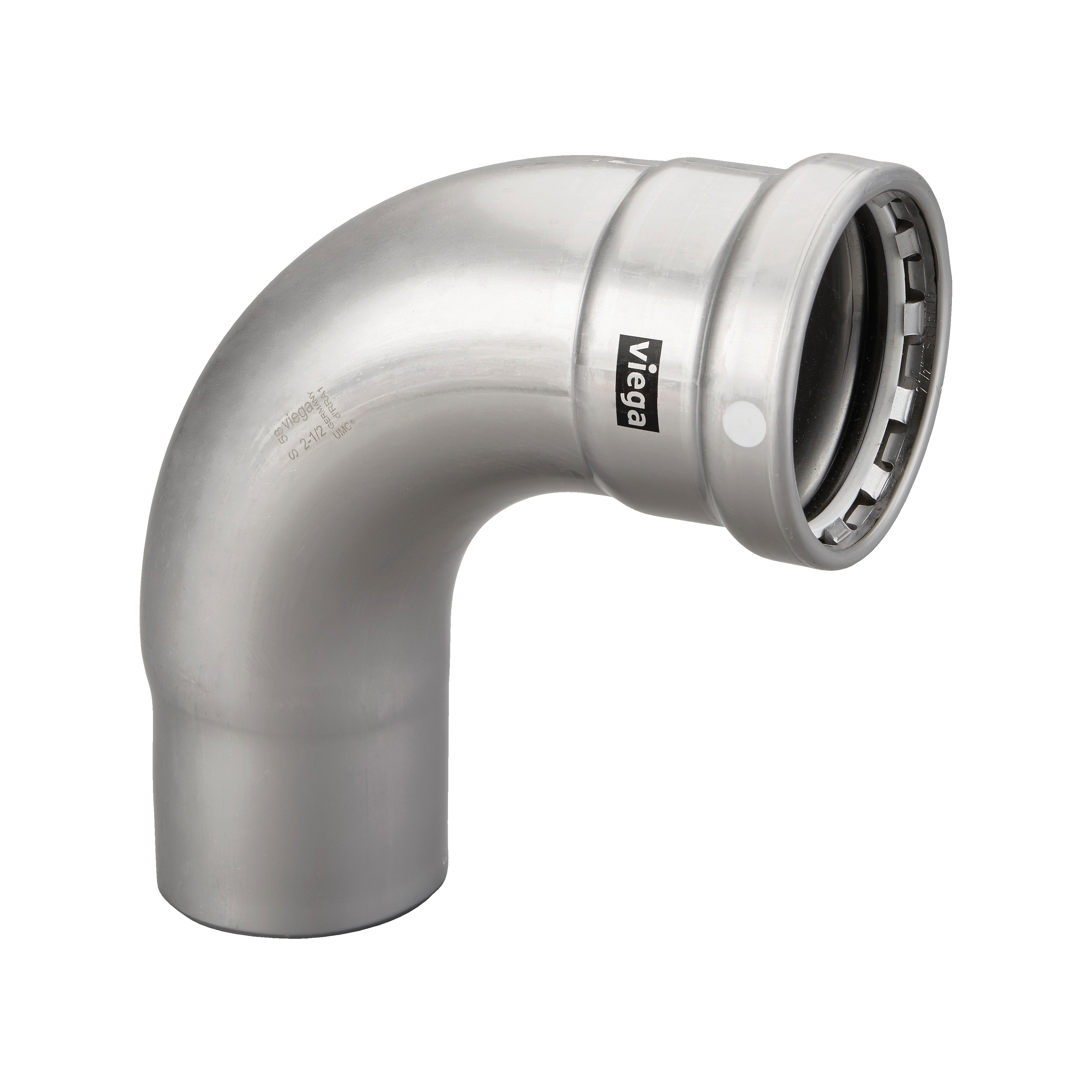 MegaPress&reg; 26525 90 deg Street Elbow, 4 in, Fitting x Press, Carbon Steel, Import