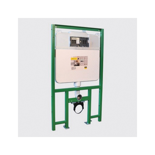 Viega Eco Plus 52712 Reduced Flush Water Closet Carrier, For Use With Visign Manual/Touchless Actuation Flush Plates, 2.4 gal Tank Volume, 500 lb Load Capacity, Steel, Import