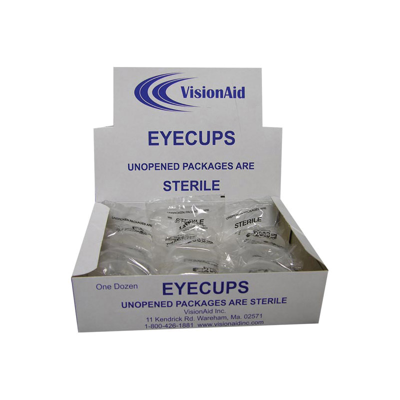 VisionAid&trade; 01008 Sterile Eye Cup, Plastic