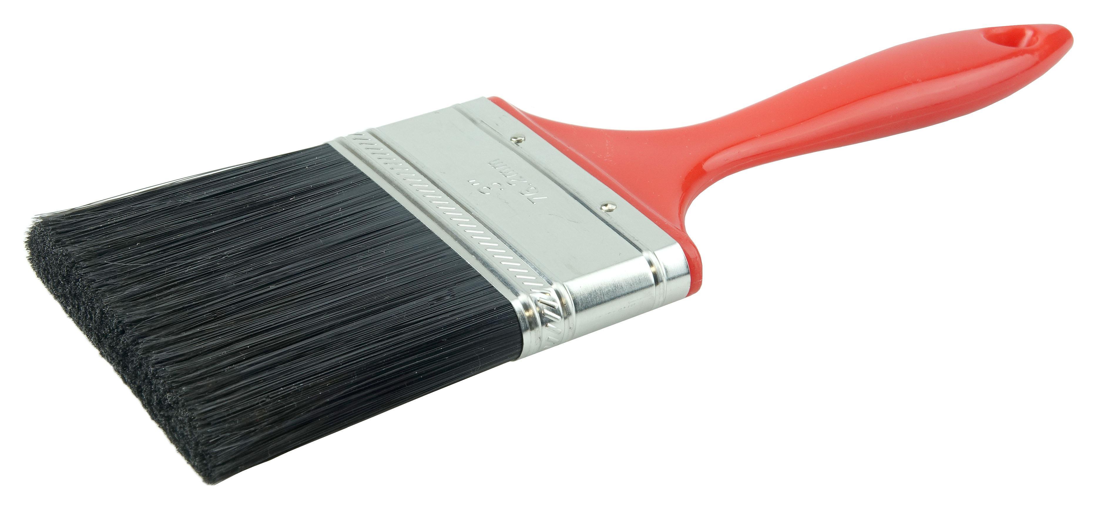 Vortec Pro® 40029 Multi-Purpose Chip and Oil Brush, 3/8 in THK China Bristle Brush, Plastic Handle, Alkyd Paints, All Stains, Oil Paints, Shellacs, Urethane and Varnishes