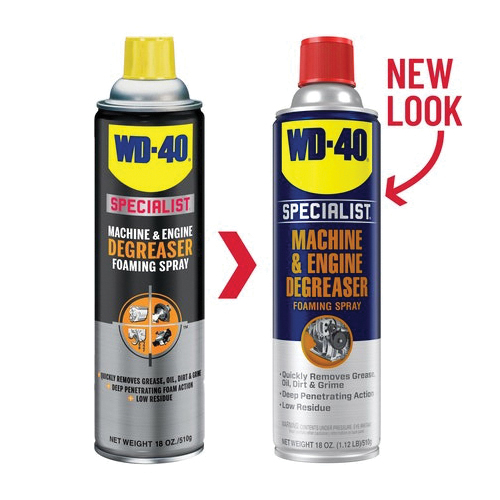 WD-40&reg; Specialist&reg; 01206 Machine and Engine Degreaser, 510 g Aerosol Can, Citrus Odor/Scent, Clear, Liquid Form