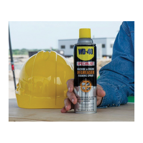 WD-40&reg; Specialist&reg; 01206 Machine and Engine Degreaser, 510 g Aerosol Can, Citrus Odor/Scent, Clear, Liquid Form