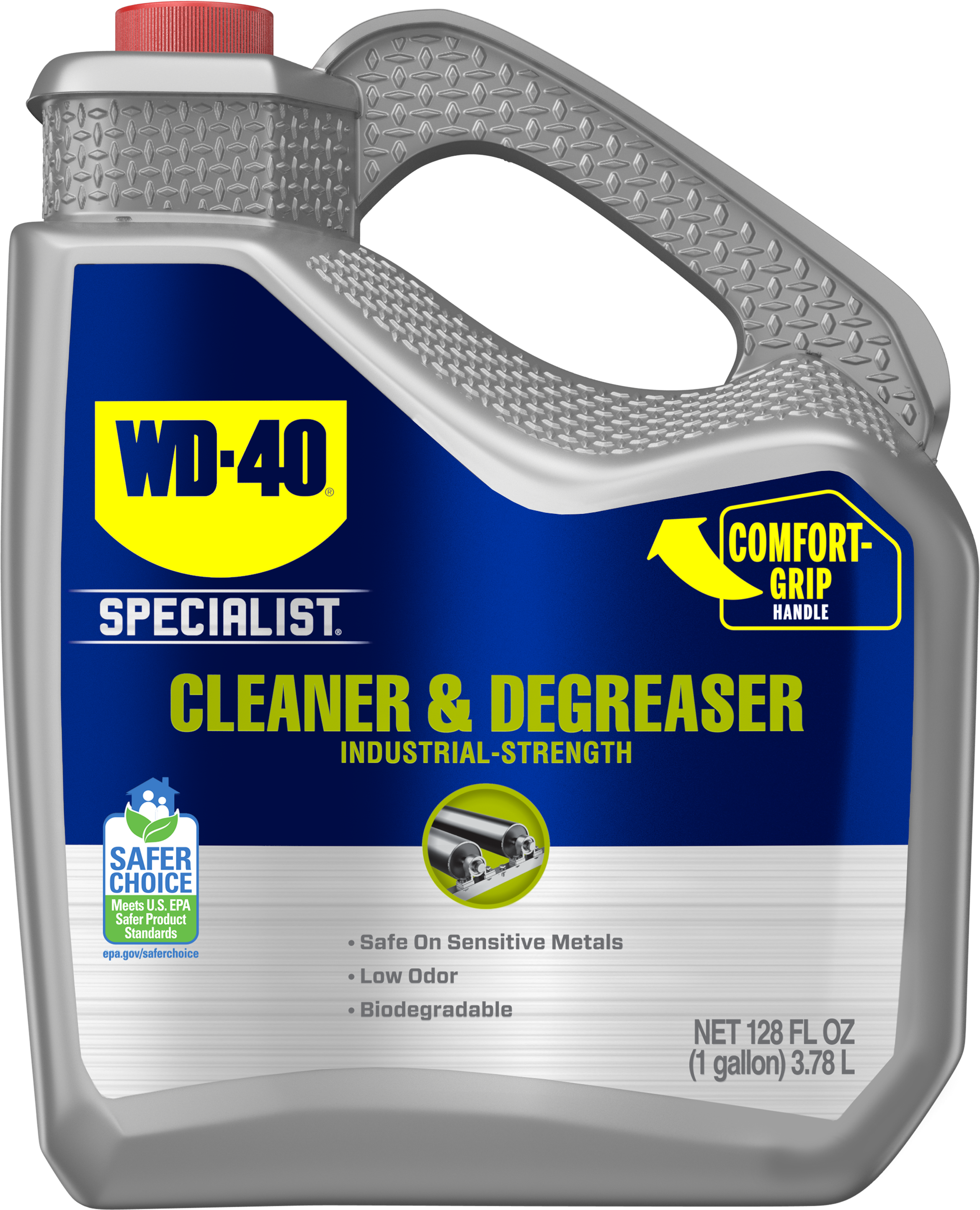 WD-40&reg; Specialist 30036 Industrial Strength Cleaner and Degreaser, 1 gal Container Bottle Container, Pleasant Odor/Scent, Clear, Liquid Form