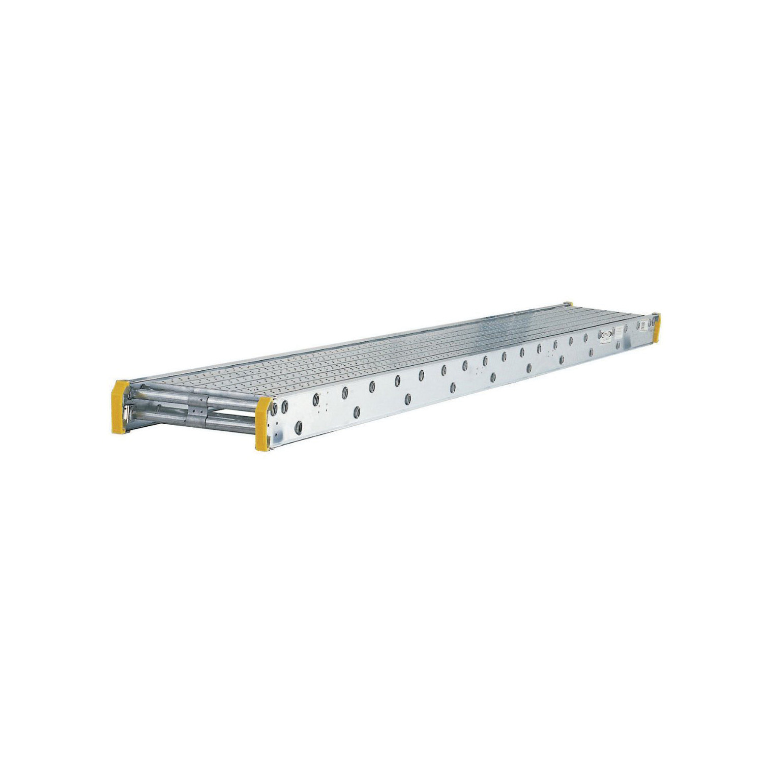 WERNER&reg; 2508 2500 Ladder Jack Stage, 8 ft L x 20 in W x 4 in H, 500 lb Load, Aluminum