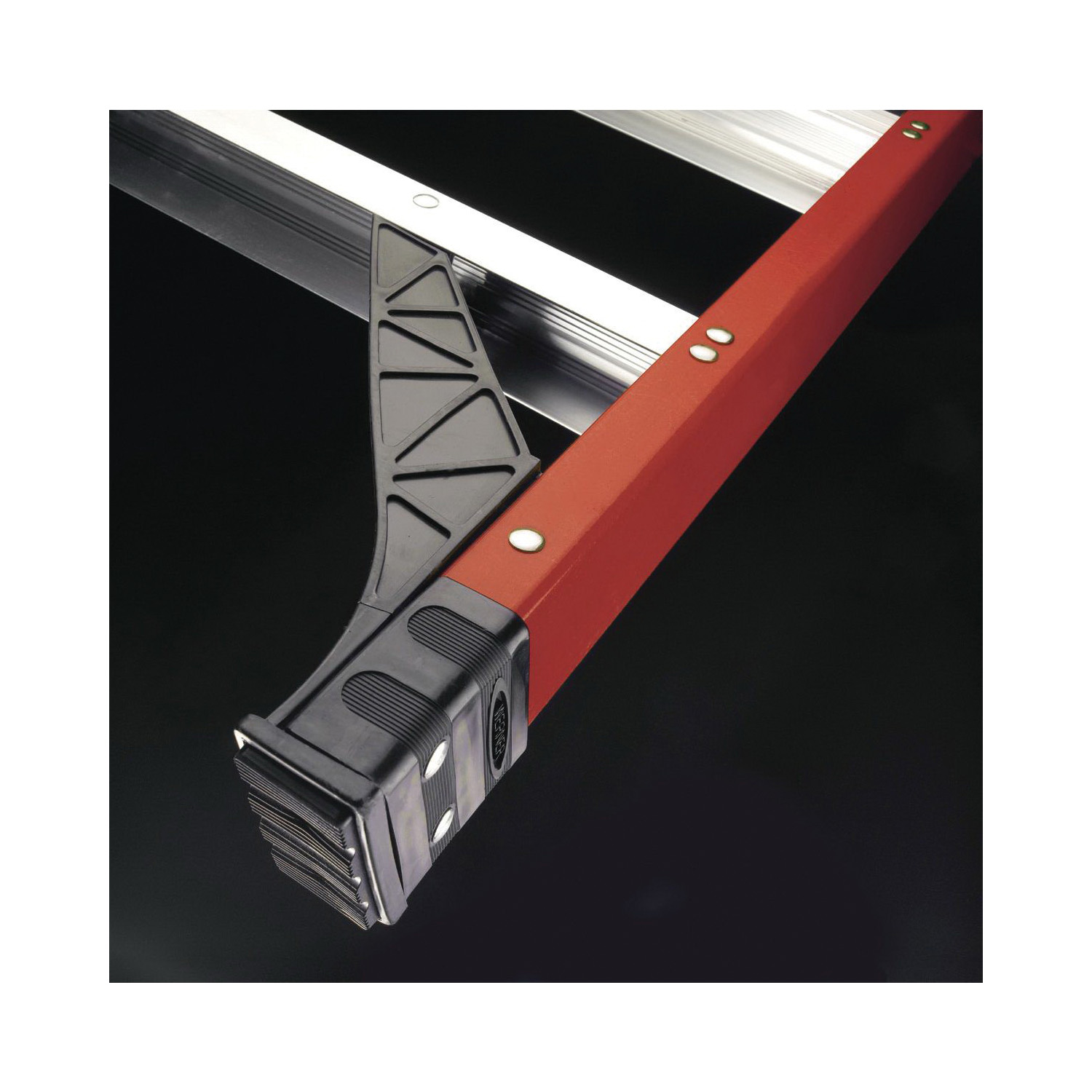 WERNER® 6210 6200 Type IA Step Ladder, 10 ft H Ladder, 300 lb Load, 9 Steps, Fiberglass, A14.5