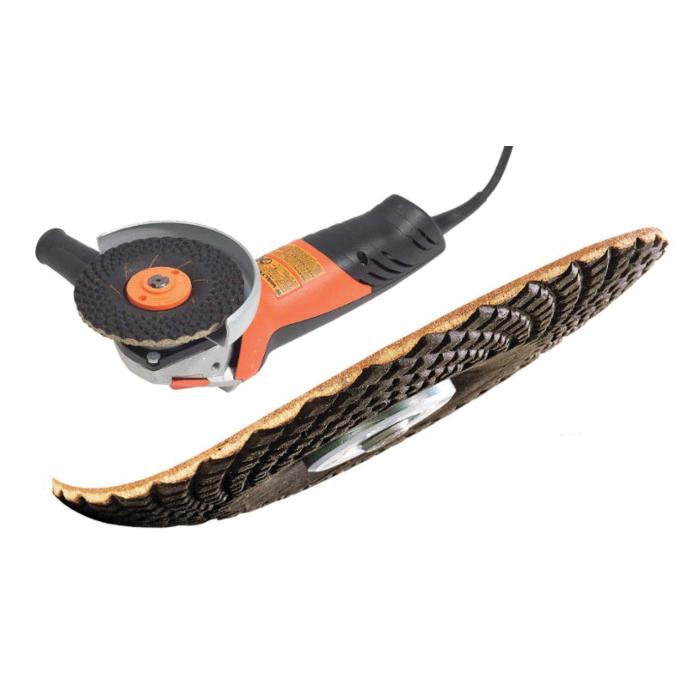 Walter Surface Technologies 15L453 Premium Performance FLEXCUT Depressed Center Wheel, 4-1/2 in Dia x 1/8 in THK, 36 Grit, Aluminum Oxide Abrasive