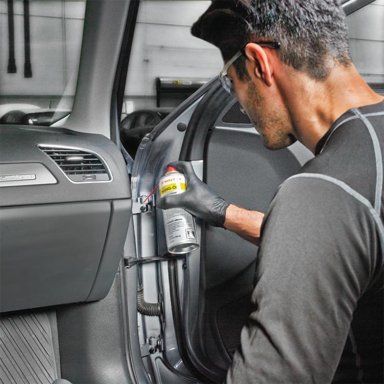 Walter Surface Technologies Bio-Circle&reg; 53D812 HANG-ON&trade; Adhesive Lubricant, 13.5 oz, Aerosal Spray Form, Light Yellow, 0.652 g/mL