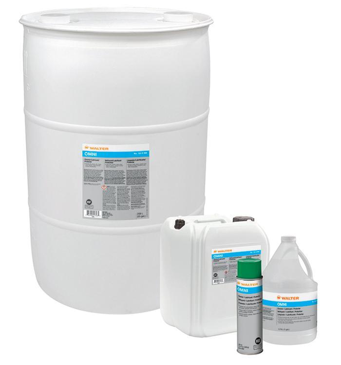 Walter Surface Technologies 53X007 OMNI Cleaner, 5.2 gal, Vanilla Odor/Scent, Clear, Liquid Form
