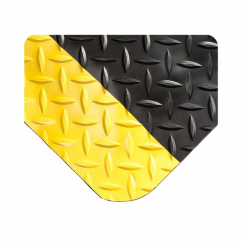 Crown&reg; Safe-Flow Plus&trade; KS 0035BK 648 Anti-Fatigue Mat, 5 ft L x 3 ft W x 3/8 in THK, Nitrile Rubber, Drainage Hole Surface Pattern, Resists: Water, Oil, Grease, Chemicals and Animal Fats