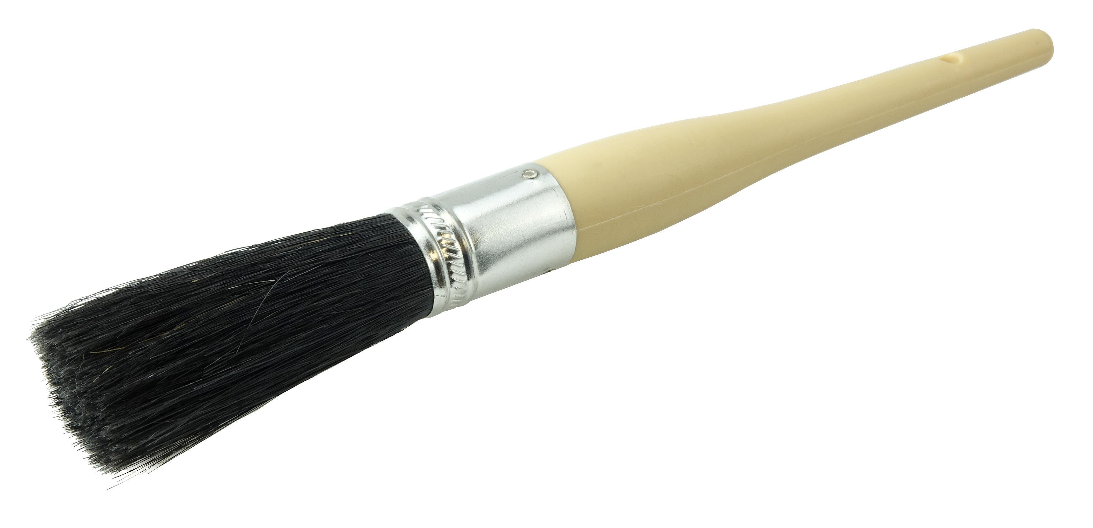 product Osborn 0008600200 Economy Grade Chip Brush, 1 in Bristle Brush, Plastic Handle, Epoxies, Glues