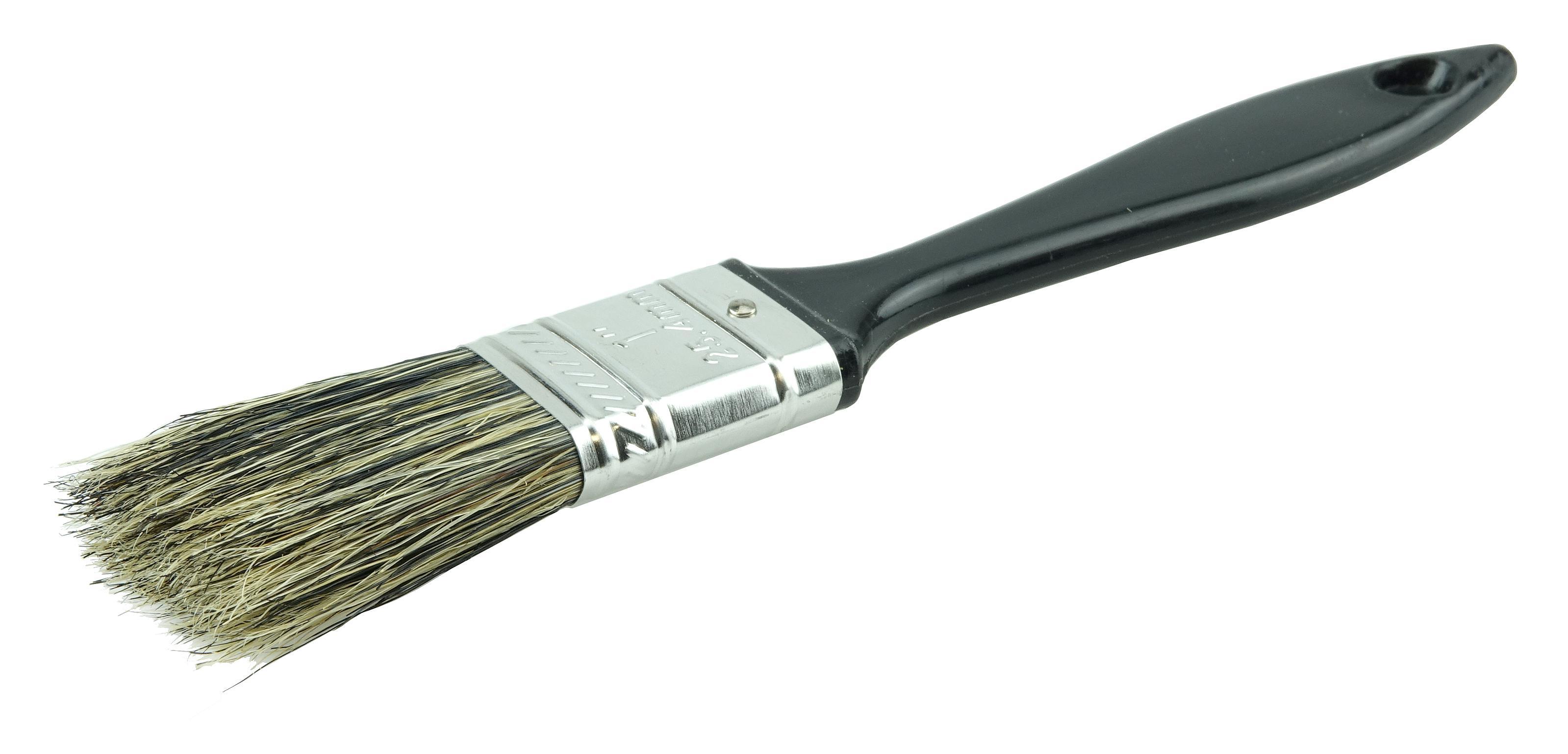 Vortec Pro® 40026 Multi-Purpose Chip and Oil Brush, 1/2 in W x 1/4 in THK China Bristle Brush, Plastic Handle, Alkyd Paints, All Stains, Oil Paints, Shellacs, Urethane and Varnishes