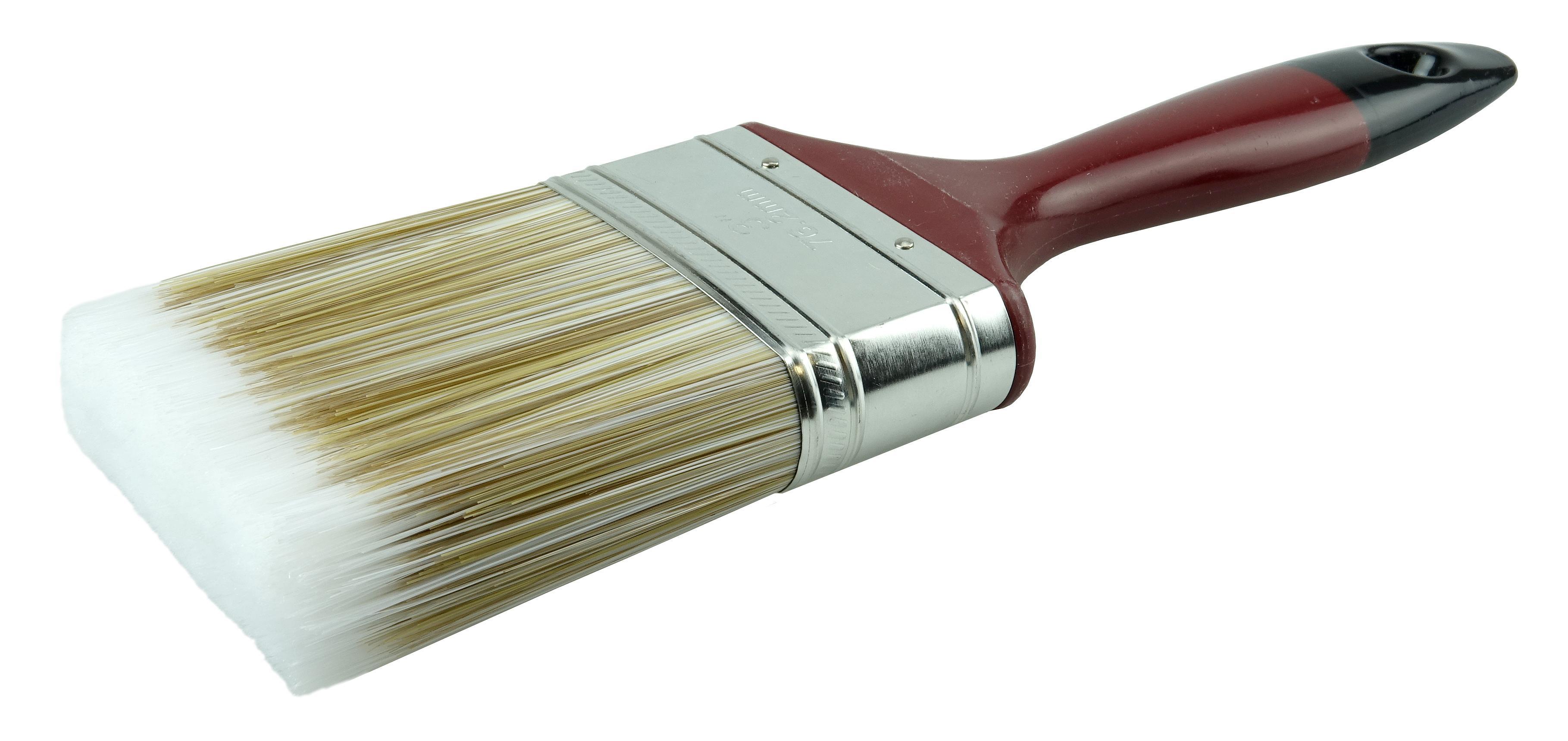 product PFERD 89696 Economy Quality Chip Brush, 6 in OAL, 1 in W White Bristle Brush, Wood Handle, Oil, Water Based
