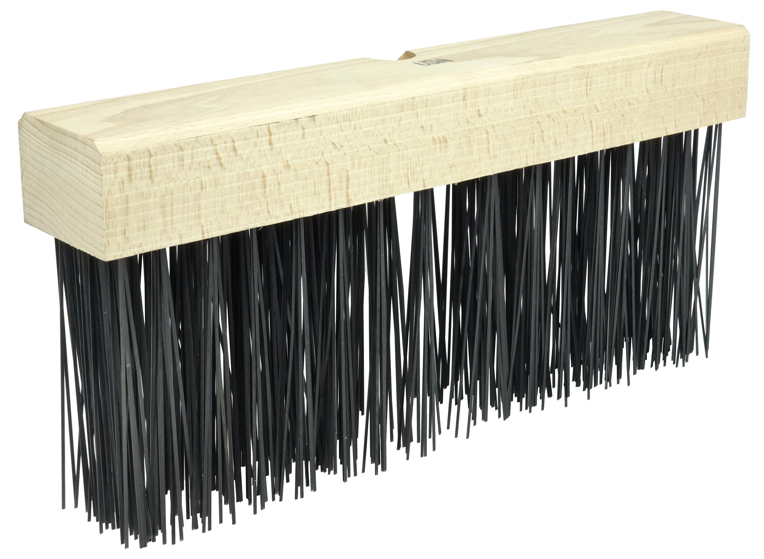 Osborn 0008121700 Medium Sweeping Floor Broom, 2-3/4 in L Trim, Light Blue/Dark Blue Polypropylene Bristle