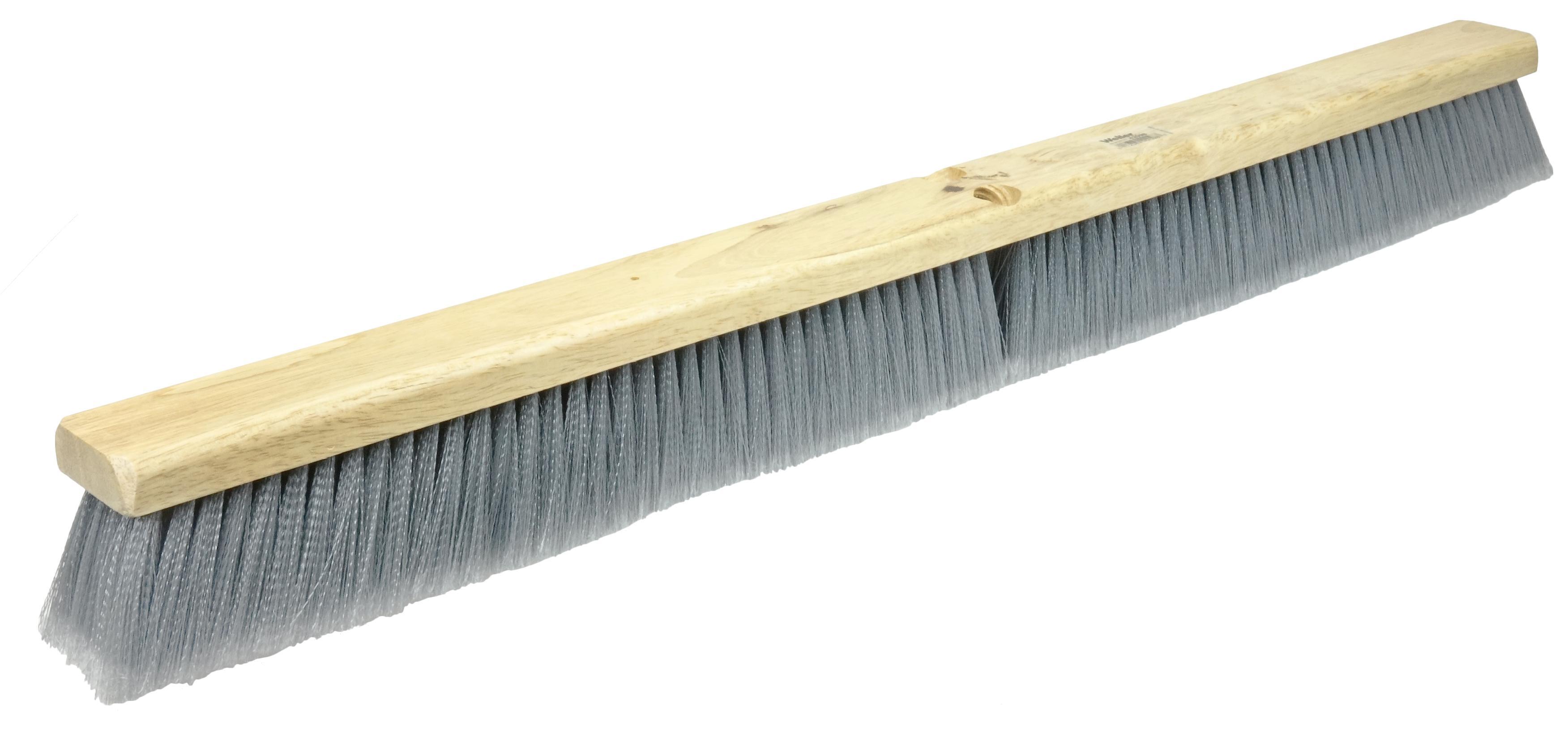product Perma-Sweep™ 42164 Push Broom, 24 in OAL, 3 in L Trim, Fine Sweep Face, Flagged Green Polystyrene Bristle
