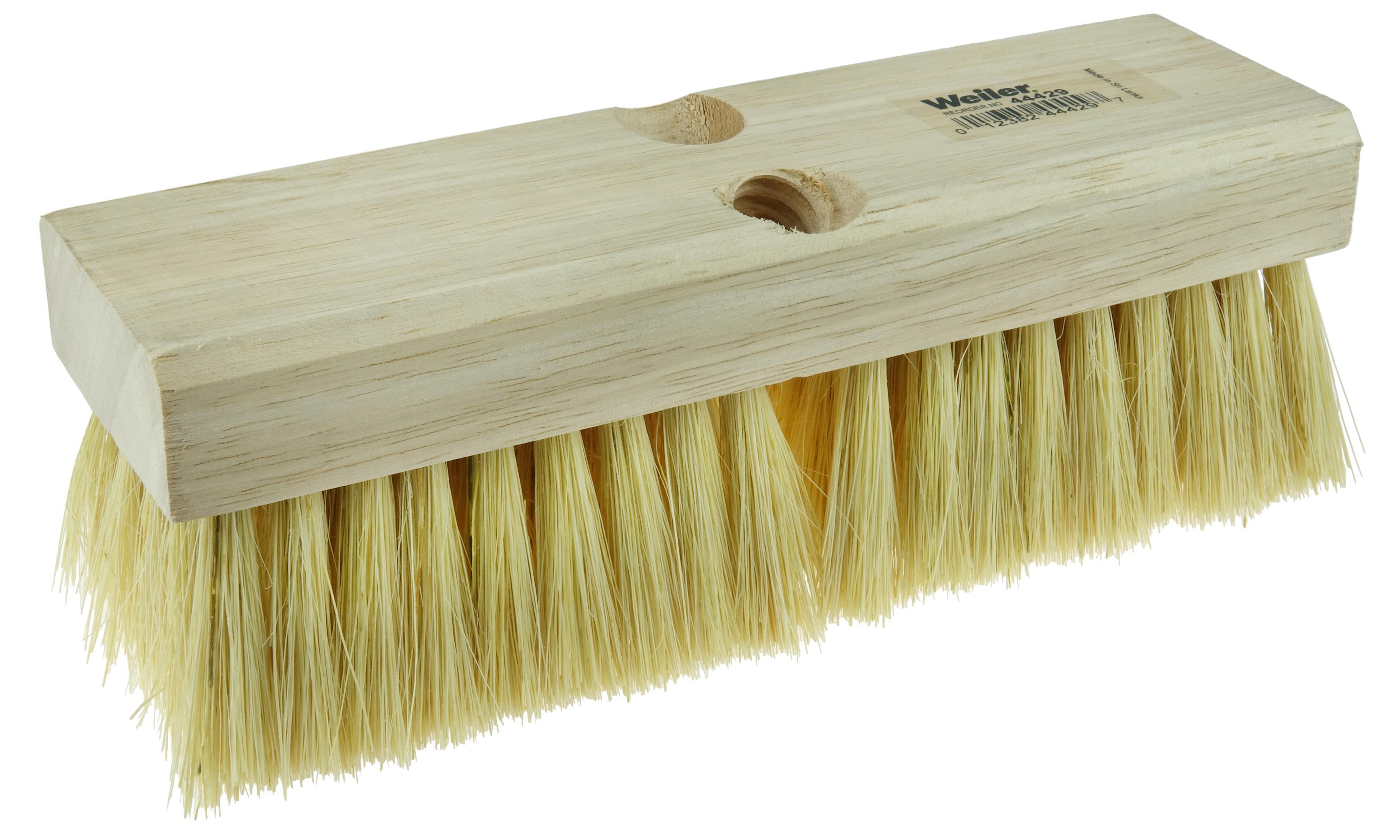 product Weiler® 44014 Utility Scrub Brush, 8 in L x 3 in W Block, 8 in OAL, 2 in L Tampico Trim