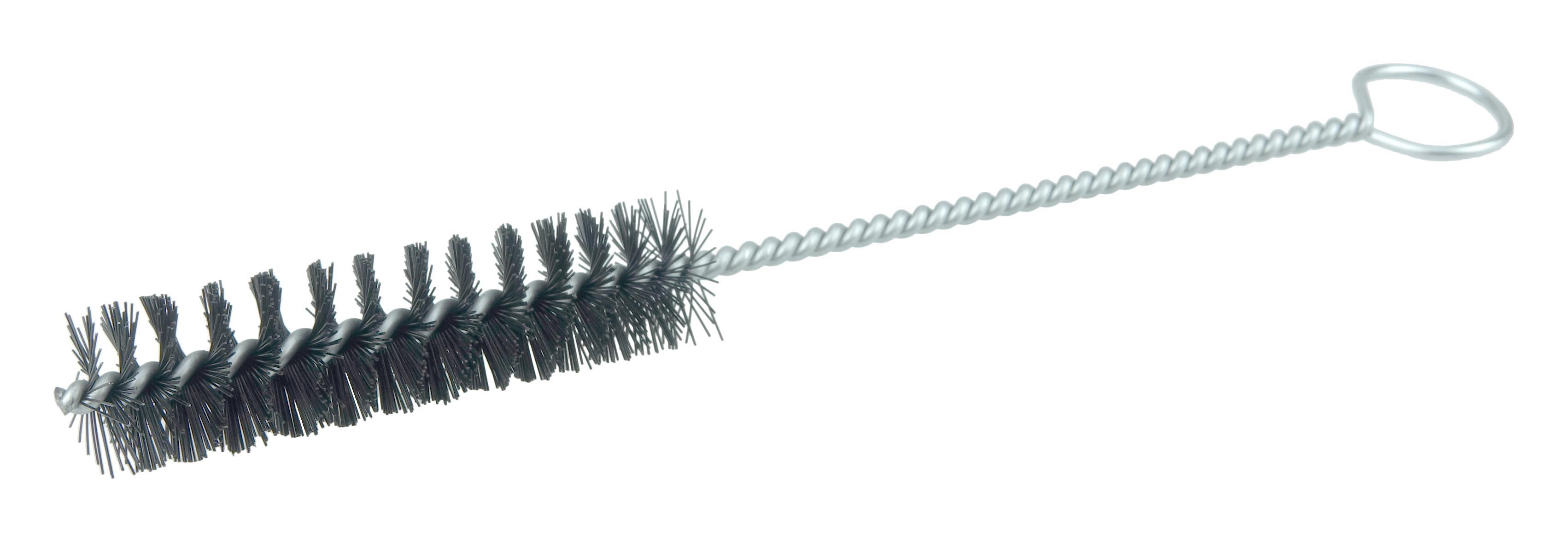 Weiler® 44113 Maintenance Tube Brush, 1 in Dia x 4 in L, 12-1/4 in OAL, 0.014 in Dia Filament/Wire, Nylon Fill
