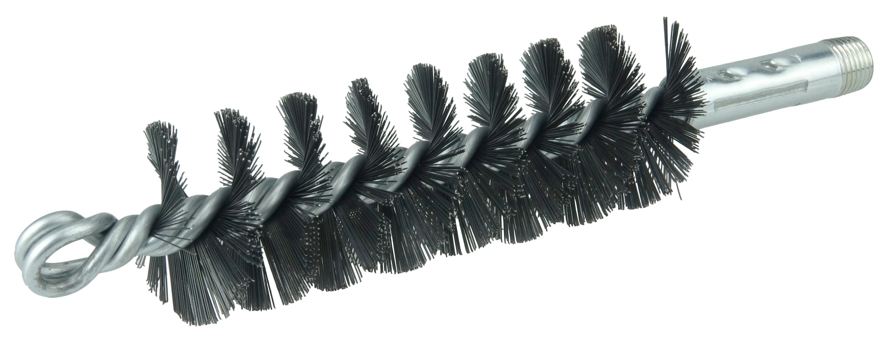 Weiler&reg; 21114 Power Tube Brush, 1 in Dia x 2-1/2 in L, 5-1/2 in OAL, 0.006 in Dia Filament/Wire, Steel Fill