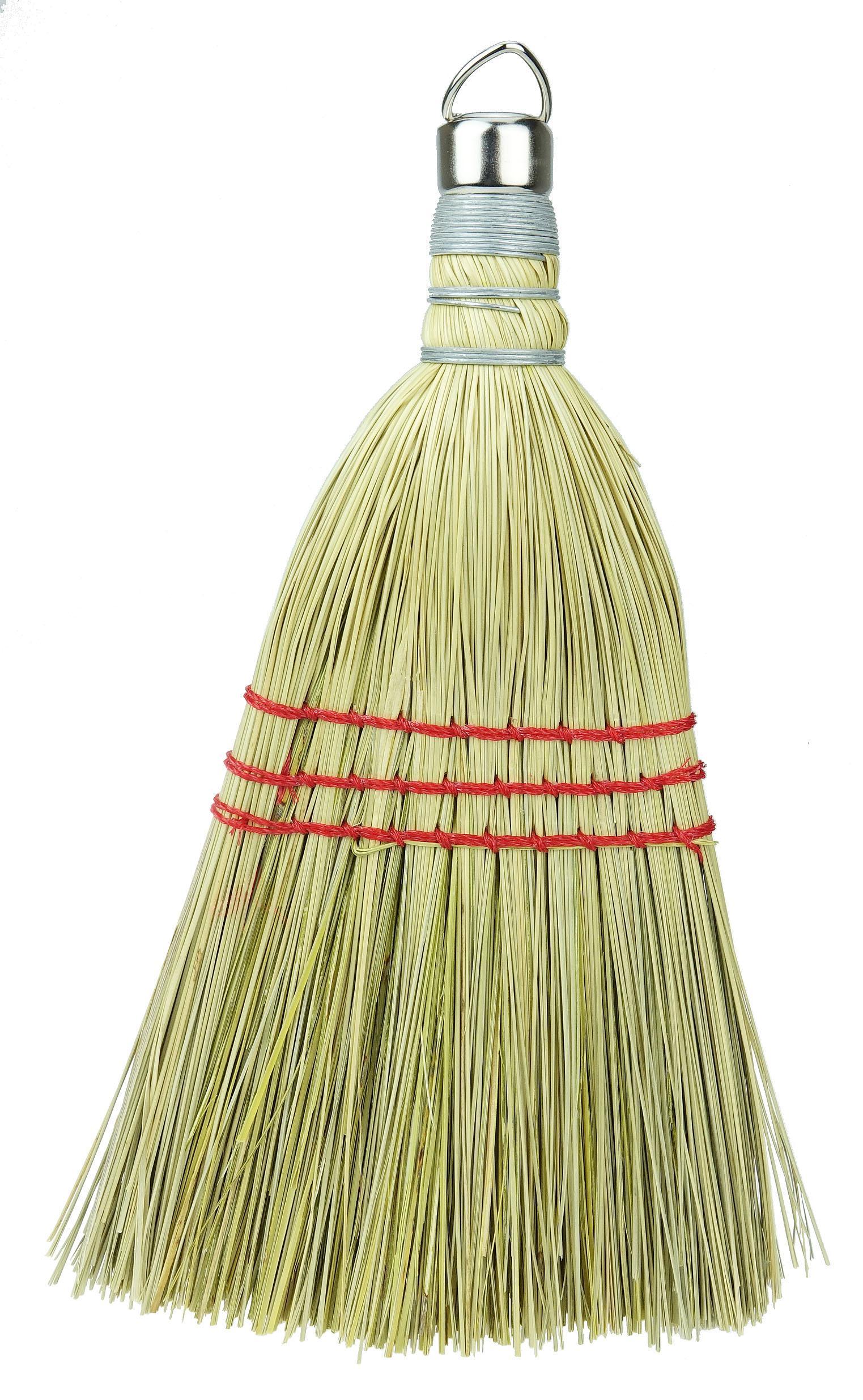 product Weiler® 44009 Upright Broom, Corn Fiber Bristle, 15 in L Trim, Wood Handle, 56 in OAL
