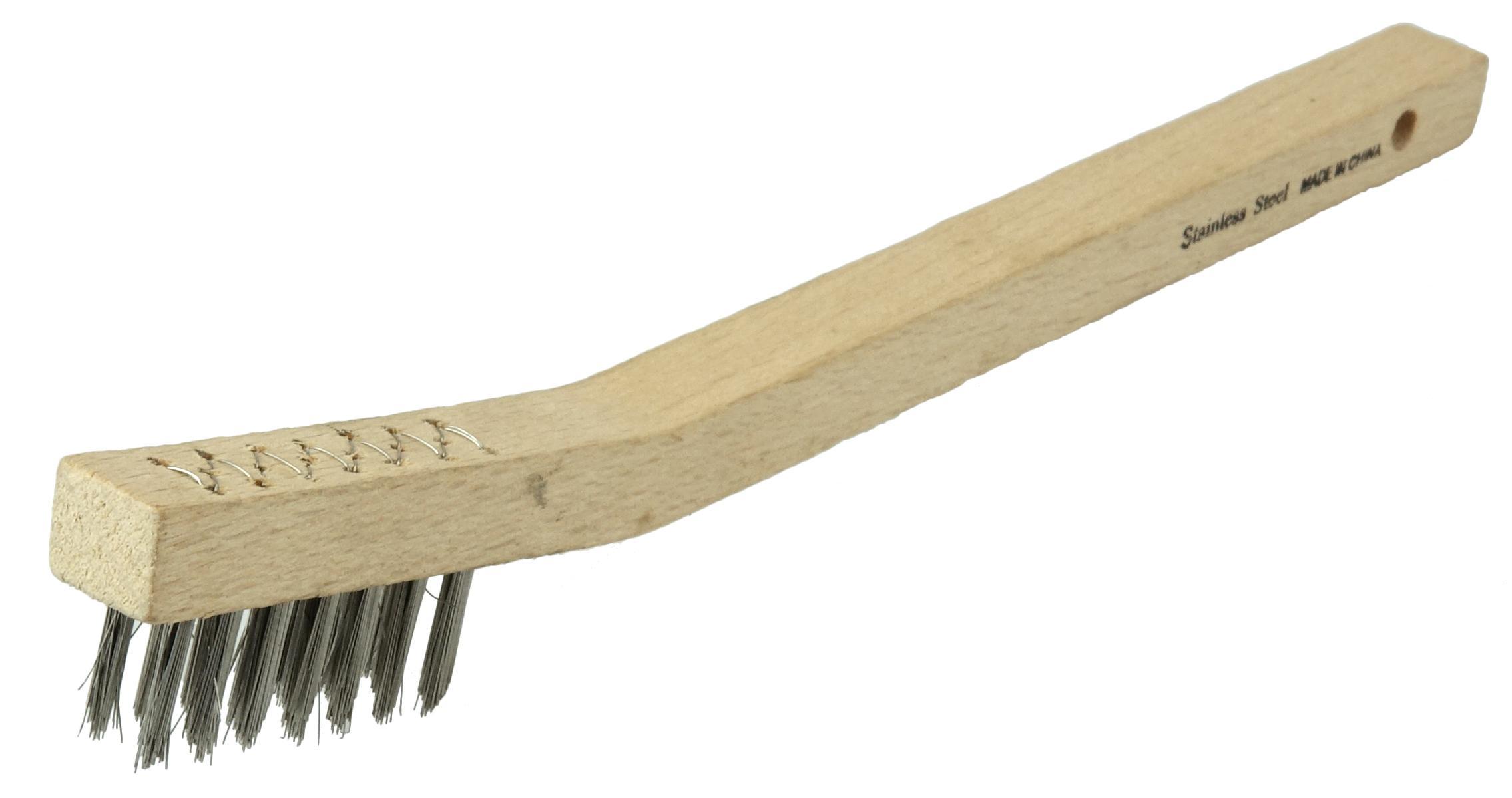 Vortec Pro&reg; 25201 Scratch Brush, 6 in Brush, 14 in L x 1-1/8 in W Block, 1 in L Steel Trim