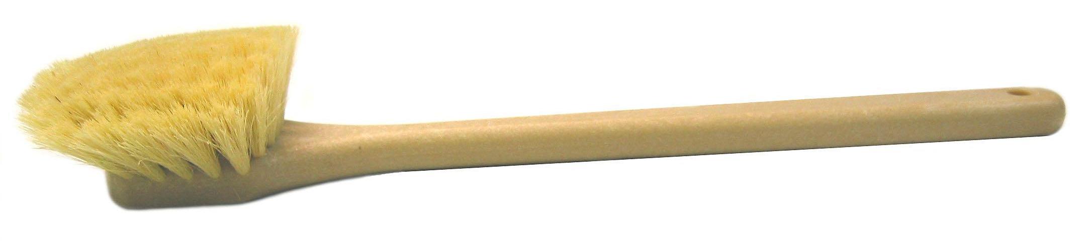 Osborn 0005407500 Utility Scrub Brush, 5 in L x 6-1/2 in W Brush, 21-3/4 in OAL, 2 in L Tampico Trim