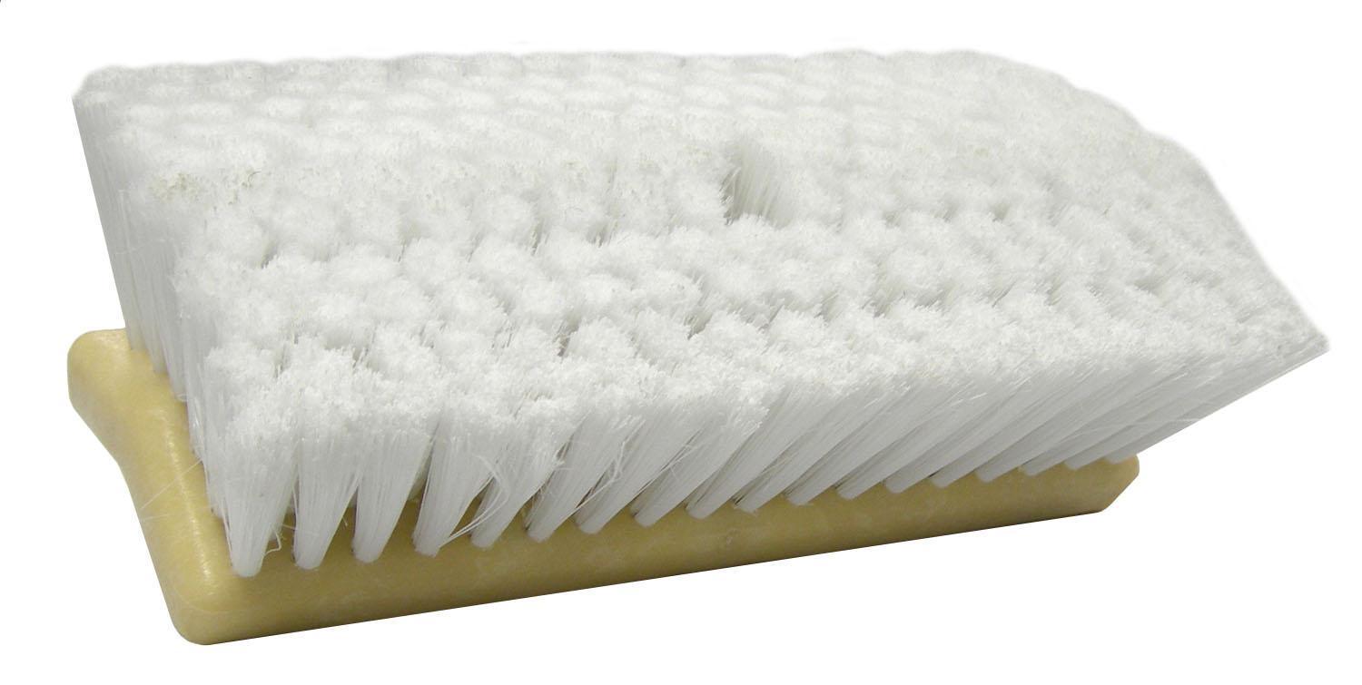 Weiler® 44026 Rectangular End Scrub Brush, 10 in L Block, 10 in OAL, 2 in L Palmyra Trim