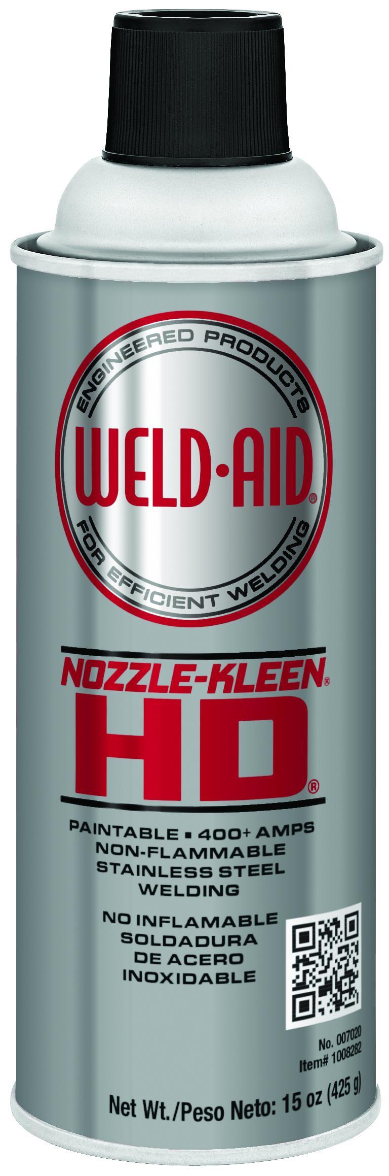 Weld-Aid&reg; 00007020 NOZZLE-KLEEN&reg; HD&reg; Anti-Spatter, 16 oz Aerosol Can, Liquid Form, Colorless