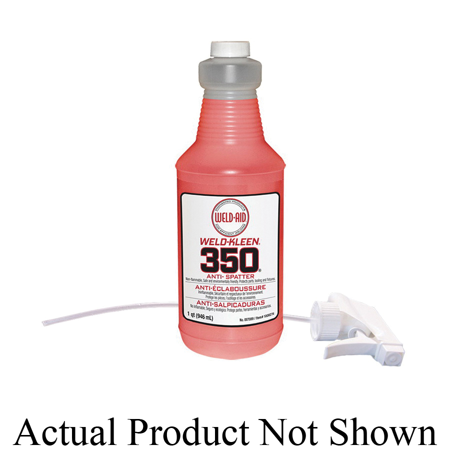 Weld-Aid® 007090 WELD-KLEEN® 350® Anti-Spatter, 1 gal Bottle, Liquid Form, Red