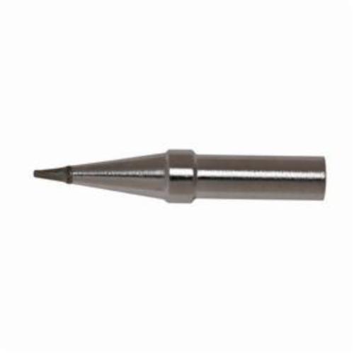 Weller® ETD ET Series Screwdriver Tip With Lead Free Solder, 0.268 in Dia x 1.358 in L, 3/16 in W Flat, 0.8 in THK, For Use With PES50/51 and EC1201 Series Soldering Pencil, Copper, Chromium/Iron/Nickel Plated