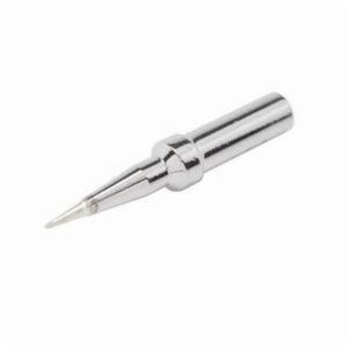 Weller® ETR ET Series Narrow/Striking Screwdriver Tip With Lead Free Solder, For Use With PES50/51 and EC1201 Series Soldering Pencil, 1.6 mm OD x 1.12 mm THK, 15.88 mm Reach/Length, Copper, Chromium/Iron/Nickel Plated