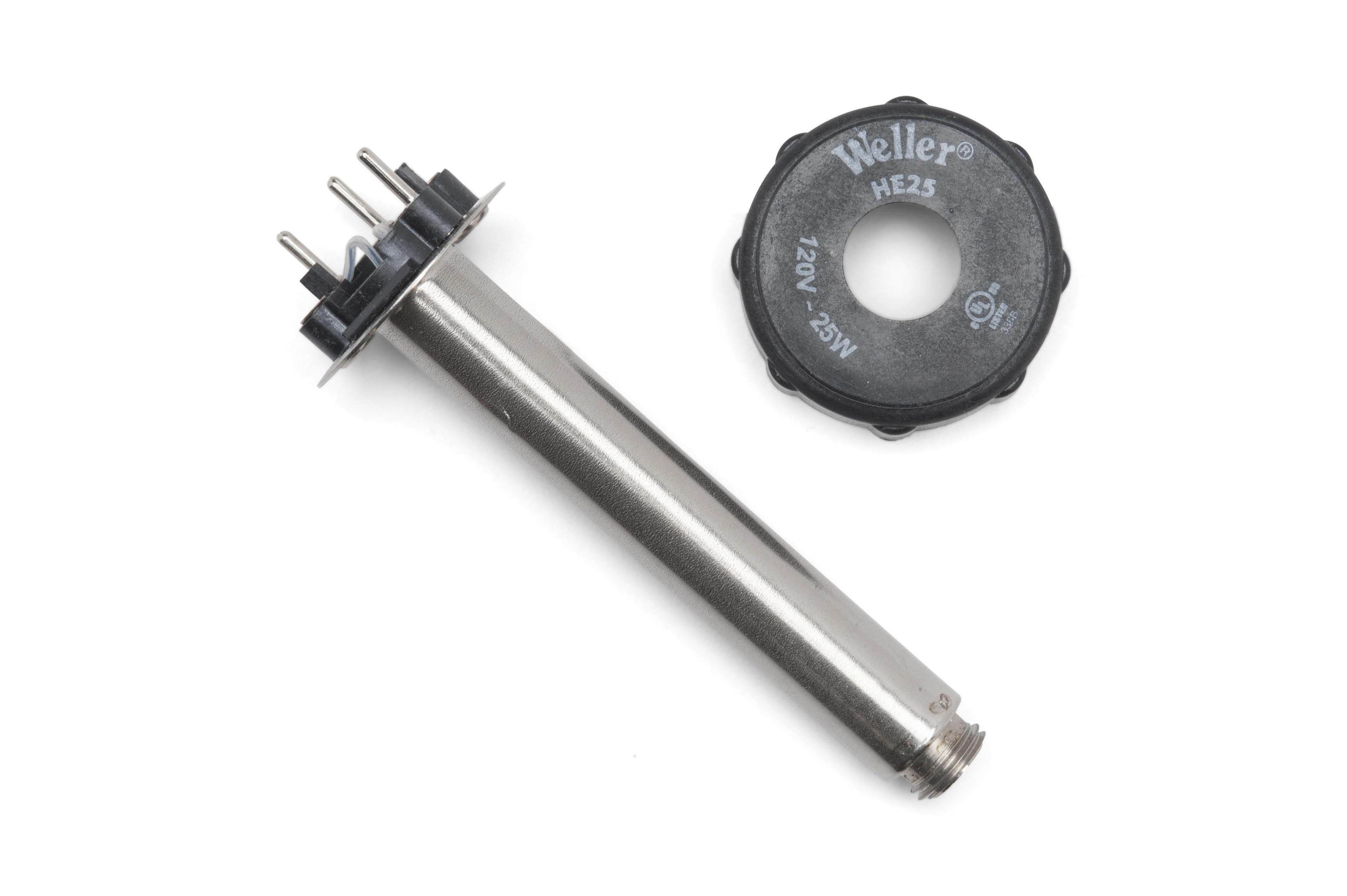 Weller&reg; HE25 Heater Assembly, For Use With WP25 Soldering Iron, 25 W, 120 V, Black/Blue