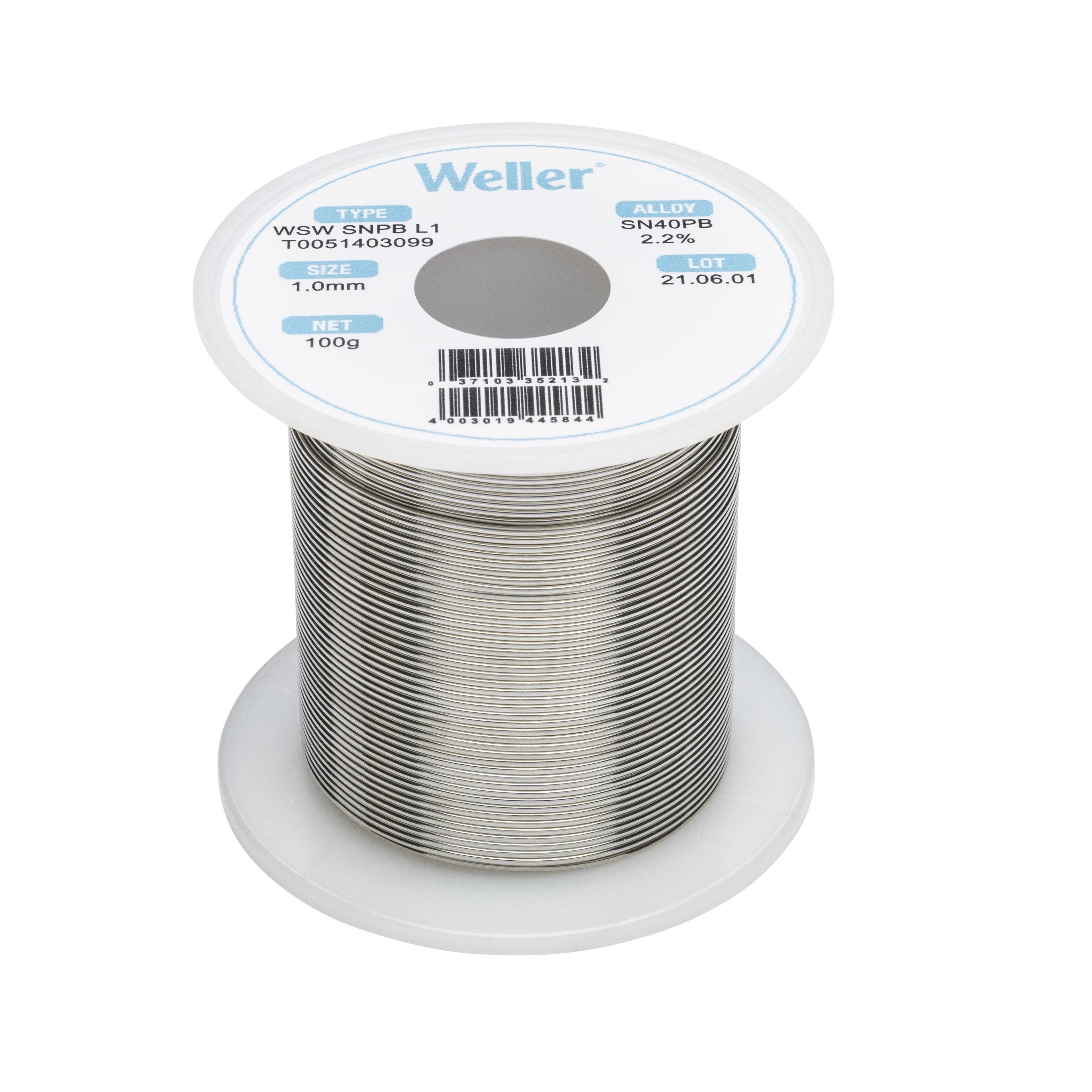 Harris&reg; 95561 Solder Wire, 1/8 in, 452 to 464 deg F Melting, 1 lb Spool