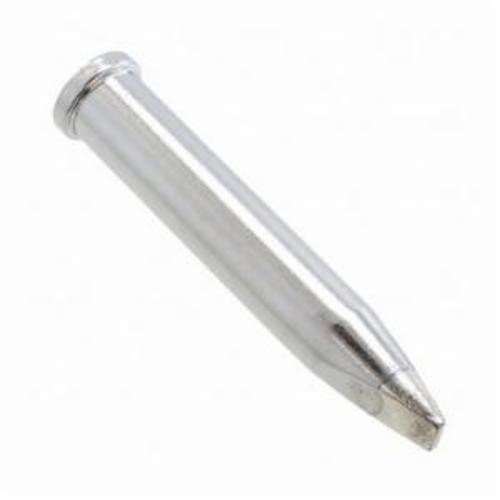 Weller® ETL ET Series Long Screwdriver Tip With Lead Free Solder, For Use With PES50/51 and EC1201 Series Soldering Pencil, 1.98 mm OD x 0.69 mm THK, 25.4 mm Reach/Length, Copper, Chromium/Iron/Nickel Plated