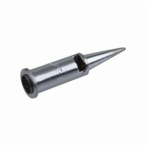 Weller&reg; T0054449899 LT Series Conical Non-Wettable Silver Line Soldering Tip, For Use With WP80 and WSP80 Soldering Pencils, 25.4 mm L x 0.1 mm W, Iron, Nickel/Chromium/Solid Copper Plated