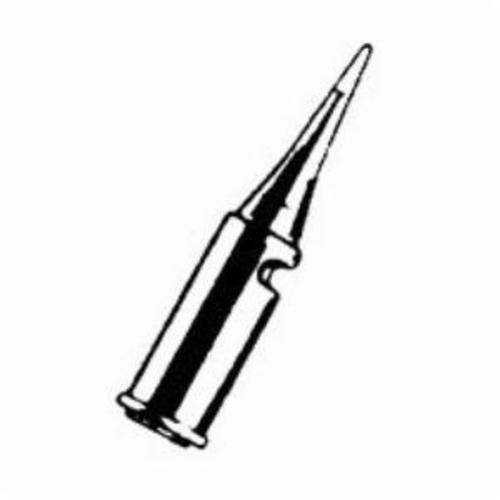 Weller&reg; T0054443899 LT Series Chisel Long Silver Line Soldering Tip, For Use With WP80 and WSP80 Soldering Pencils, 21 mm L x 1.2 mm W x 0.4 mm THK, Iron, Nickel/Chromium/Solid Copper Plated