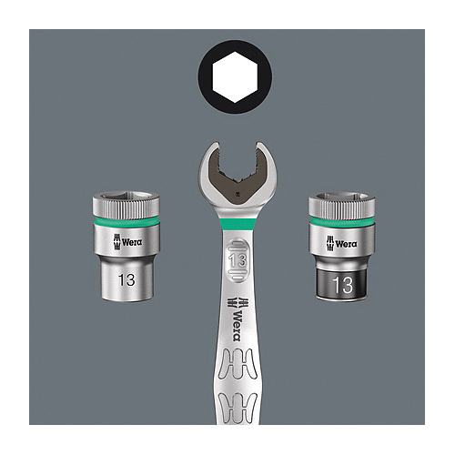 Wera&reg; 05003836001 8767 C HF Bit Socket With Holding Function, 1/2 in Hex/Torx&reg; Drive, T50, 21.5 mm L Bit