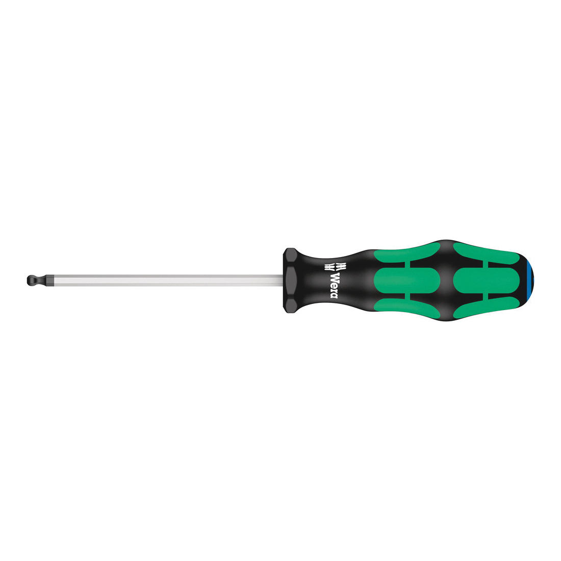Wera&reg; 05022905001 352 Screwdriver, 5/32 in Ball End Hex Point, 198 mm OAL, Polished Chrome