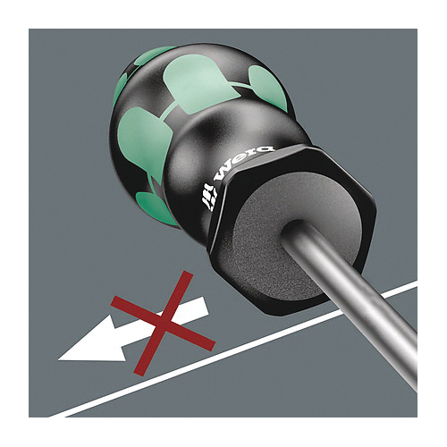 Wera&reg; 05028052001 367 TORX&reg; HF Screwdriver With Holding Function, T20 Torx&reg; Point, Steel Shank, 198 mm OAL, Polished Chrome