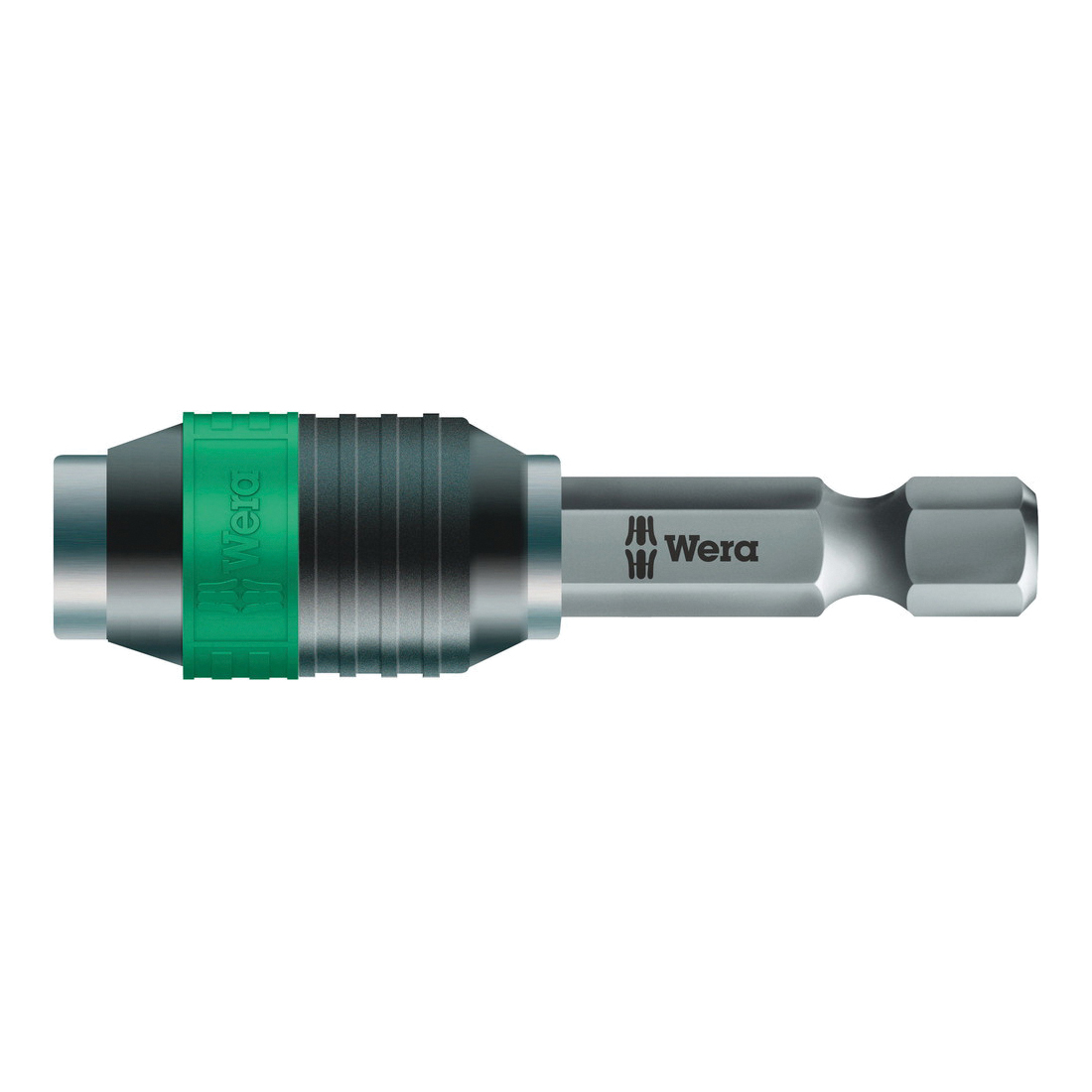 Wera&reg; 05052502001 889/4/1 K Quick-Release Rapidaptor Universal Bit Holder, 1/4 in Drive, 1/4 in Hex