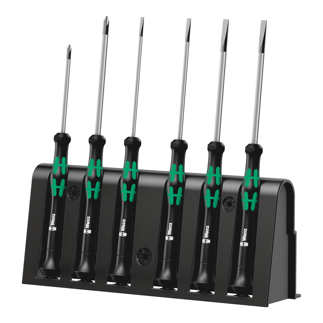 Wera&reg; 05118152001 2035/6 B Screwdriver Set, 6 Pieces, Steel, Polished Chrome