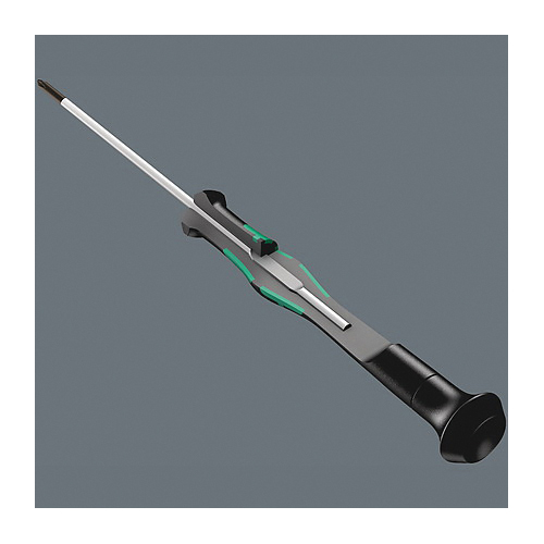 Wera&reg; 05118182001 2067 TORX&reg; HF Screwdriver With Holding Function, T6 Torx&reg; Point, Alloy Steel Shank, 137 mm OAL, Polished Chrome