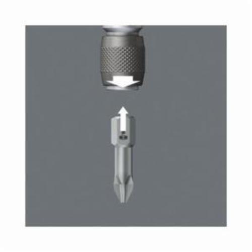 Wera&reg; 53870 Universal Bit Holder, 1/4 in Tool Bit, 1/4 in Shank, Wera Series 1, 1/4 in DIN ISO 1173-C 6, 3 Hexagon Insert Bits Tool Bit, 3 in OAL