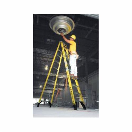 WERNER&reg; 7306 7300 Type IAA Step Ladder, 6 ft H Ladder, 375 lb Load, 5 Steps, Fiberglass, A14.5