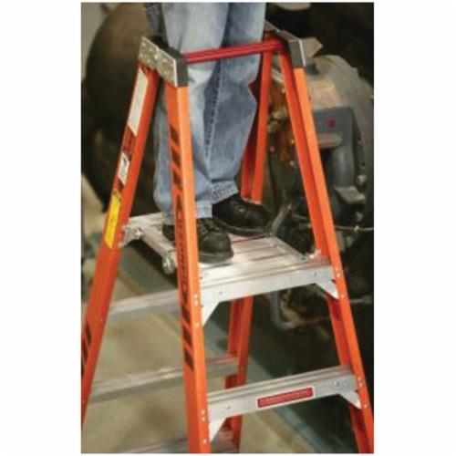 WERNER&reg; PT7406 PT7400 Type IA Step Ladder, 6 ft H Ladder, 300 lb Load, 5 Steps, Fiberglass, A14.5