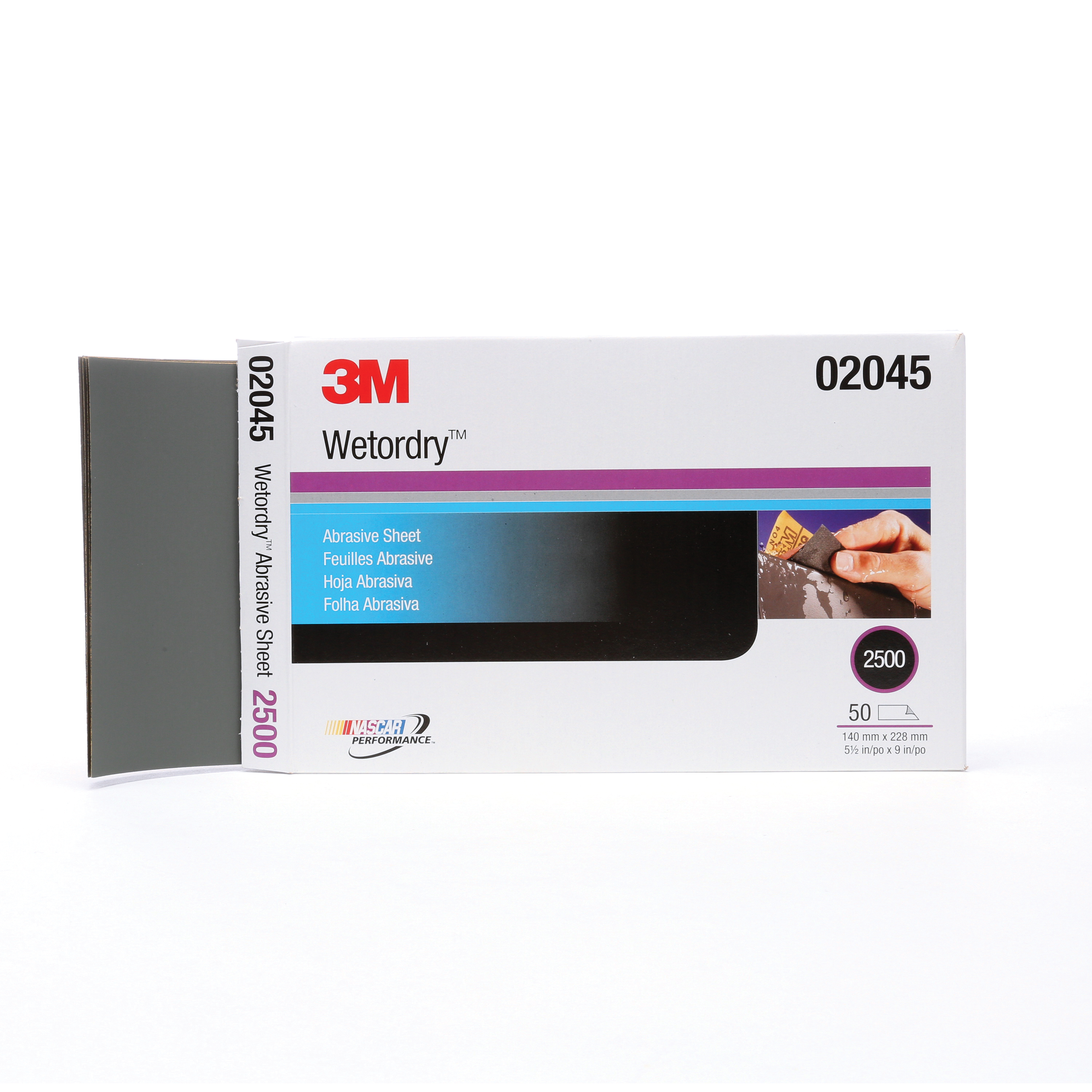 product 3M™ Wetordry™ Polishing Paper Sheet 281Q, 9.0 Micron, 8.50 in x 11 in, 50/Inner, 200/Case