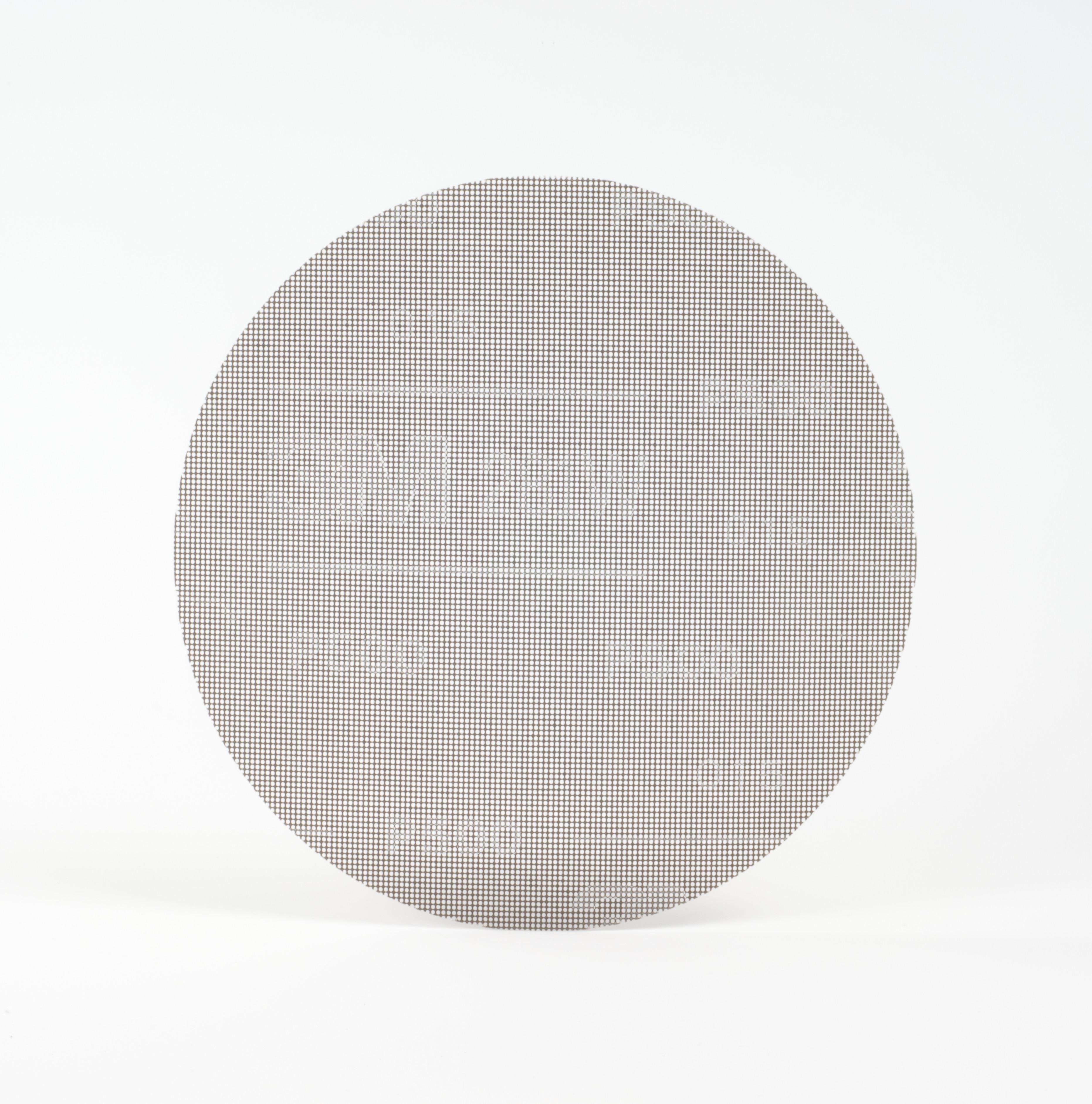 Wetordry™ 051144-12783 281W Screen Coated Abrasive Disc, 8 in Dia Disc, P800 Grit, Super Fine Grade, Aluminum Oxide Abrasive, Fiber Backing