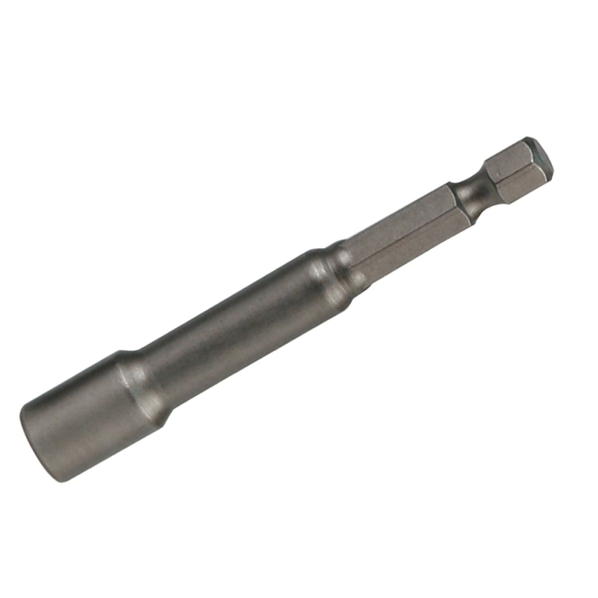 Wiha&reg; 70464 Magnetic Nutsetter, 1/4 in Hex Point, Hex Shank, 6 in OAL, Tool Steel, Natural Tumbled